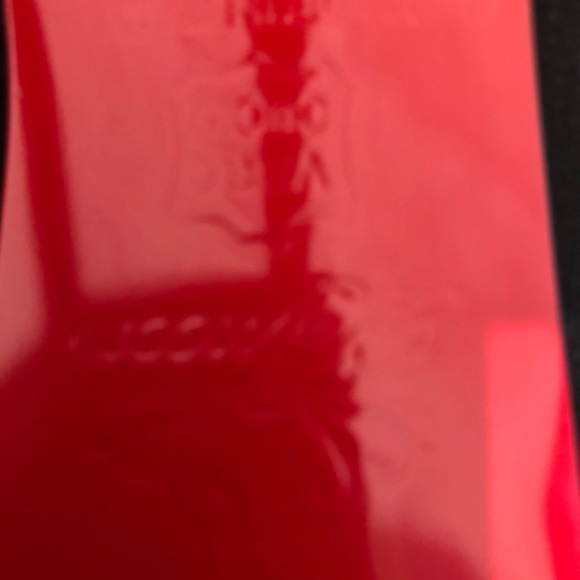 Gorgeous Italian B Queen Red Sole Black Suede Leather! - Picture 7 of 13